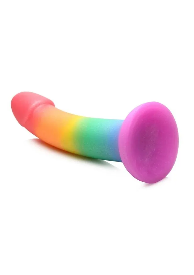Simply Sweet Dildos Simply Sweet Phallic Silicone Rainbow Dildo