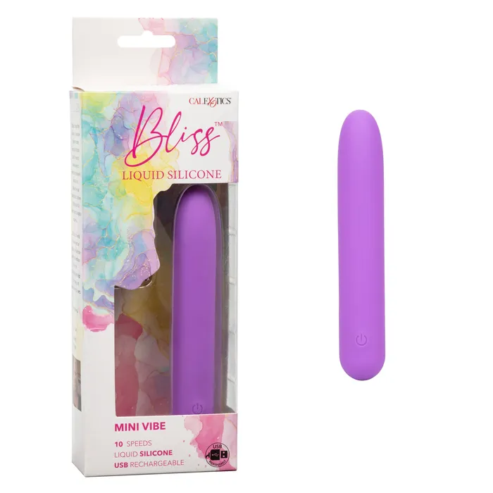 Vibrators CalExotics Bliss Liquid Silicone Mini G Vibe Purple Vibrators CalExotics Bliss Liquid Silicone Mini G Vibe Purple
