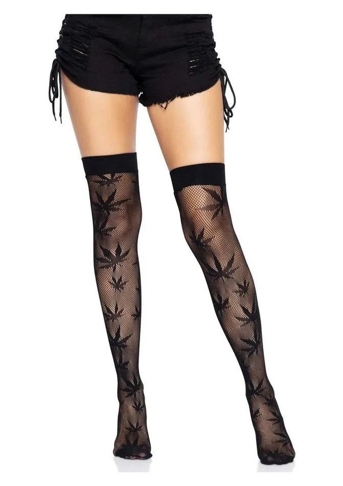 Vibrators Leg Avenue 420 Net Thigh High Leg Avenue