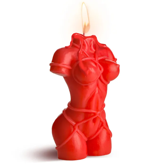 XR Brands Master Series Vibrators Bound Goddess Drip Candle Red XR Brands Master Series Vibrators Bound Goddess Drip Candle Red